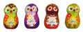 Funny Owl, Bulk, Schokoladenpralinen m.Gianduiacreme gefüllt, lose, Caffarel - 1.000 g - kg