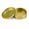 Caviar jar - gold, unprinted, without gum, Ø 5.5cm, for 80g caviar, 100% Chef - 1 St - slack