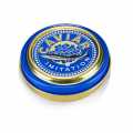 Caviar jar - gold / blue, without gum, Ø5.5cm (outside 6.5), for 80g caviar, 100% Chef - 1 St - slack