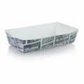 Cuenco para patatas desechable L, 150 x 70 x 35 mm, carton, concepto tiza - 400 piezas - Cartulina