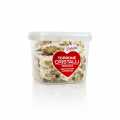 Italian Torrone Cristalli - hazelnut, broken, hard - 250 g - Pe-dose