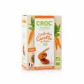 Barova svacina Croc Lusteniny - francouzska Mini vafle s mrkvi a kminem, bio - 40 g - box
