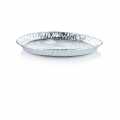 Kertakayttoiset alumiiniset take away kulhot, pyoreat, Ø 27cm x 2,2cm - 5 kpl - Pahvi