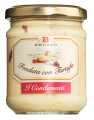 Fonduta con tartufo, krem serowy z bialymi truflami, Apicoltura Brezzo - 190g - Szklo