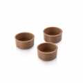 Chocolates bowls, round, whole milk, Ø 29x14mm h, Läderach - 2,038 kg, 784 pcs - carton