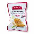 Eend foie gras, schuin gesneden plakjes, a 40-60g, rougie - 1.000 g, 20 st - zak