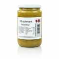 Puree/pulpe de pêche, blanche, finement egouttee - 680 g - verre