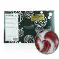 Decorative peel-off film Londres Ruby (red spots), for chocolate, 40x25cm - 17 sheets - carton