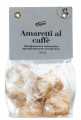 AMARETTI - almond macaroons with caffe, classic almond macaroons with coffee, Viani - 160 g - bag