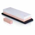 Pedra d`esmolar Chroma ST-3 / 8, grana 3000 / 8000, amb suport, 182 x 61 x 25 mm - 1 peca - Cartro