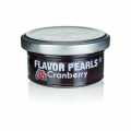 Fruit caviar cranberry, pearl size 5 mm Spherical, Les Perles - 50 g - Glass