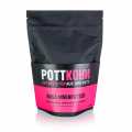 Pottkorn - Rosa Innenfutter, Popcorn mit weißer Schokolade und Himbeeren - 150 g - Beutel
