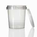Circlecup plastic pot, rond, met deksel, Ø 117 x 128 mm, 870 ml - 1 stuk - los