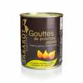 Paprika drops, yellow, sweety drops, Gouttes de Poivron - 793 g - can