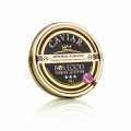 sélection de caviar Imperial, traversant lAmour x Kaluga esturgeon (schrenckii x dau), Chine - 250 g - Étain