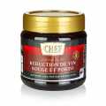 CHEF Premium Konzentrat - Rotwein & Portwein Reduktion, für ca.12 Liter - 450 g - Pe-dose