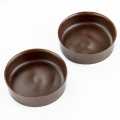 Schokoform Rund Medium, dunkel, Ø 57 x 16mm - 100 St - Karton