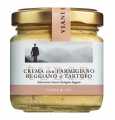 Crema con parmigiano reggiano e tartufo, ostekrem med hvit vartroeffel - 90 g - Glass