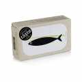 Mackerel, small, in olive oil, Jose Gourmet - 120 g - can