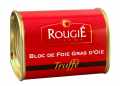Goose liver block, 3% truffle, foie gras, trapeze, rougie - 145 g - can