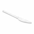 Ganivet d`un sol us Naturesse, blanc, de CPLA, 16,8 cm - 50 peces - paquet