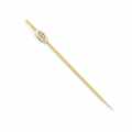 Bamboo skewers Mali, with bright decorative stone, 12 cm - 40 hours - bag