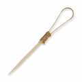 Wooden skewers, lasso, tied loop, 7 cm - 100 hours - bag