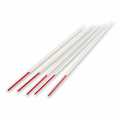 Wooden skewers, with red colored end, 15 cm, 100% boss - 100 hours - bag