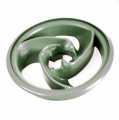 PACOJET sink insert, greenish, flat rubber ring - 1 pc - carton