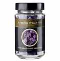 Kruid tuin violet bloemblaadjes, gekristalliseerd, paars - 100 g - glas