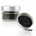 Spice Garden Black Pepper De Luxe, jast med havssalt, krossad - 80 g - Glas