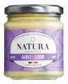 Aioli-saus, knoflooksaus, natura - 160 g - Glas
