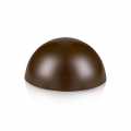 Chocoladevorm halve bol, groot, donker, Ø 80 x 40 mm - 900g, 45 stuks - karton