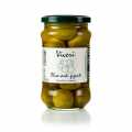 Olives vertes, avec noyau, gigante, dans le lac, Viveri - 290 g - verre