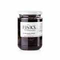 Zwarte walnoten, gesneden, op sterke siroop, Fink`s delicatessen - 380 g - Glas