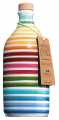 Extra virgin olive oil Peranzana Arcobaleno, extra virgin olive oil, in a jug, Muraglia - 500 ml - Pitcher with stripes