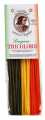 Linguine Tricolore, ribbon pasta made from durum wheat semolina, 3 colors, Lorenzo il Magnifico - 250 g - pack