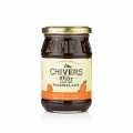 Orange jam - with roughly cut orange peel, dark and tart, Chivers - 340 g - Glass