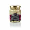 Beredning av tryffelsmor, med vit tryffel Magnatum Pico, Valnerina Tartufi - 80 g - Glas