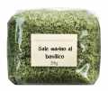 Verkoop marino al basilico, zeezout met basilicum Cascina San Giovanni - 250 g - zak