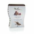 Truffle confectionery - chocolates, maths, with cocoa chips - 250 g - box