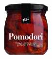 POMODORI - Puolikuivatut tomaatit oljyssa, Puolikuivatut tomaatit oljyssa, Viani - 180 g - Lasi