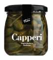 CAPPERI - kappertjes in witte wijn, kappertjes in witte wijn, Viani - 180 g - Glas