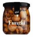 FUNGHI - Grilled Mushrooms in Olive Oil, Grilled Mushrooms in Oil, Viani - 180 g - Glass
