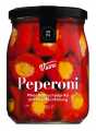 PEPERONI - Pimentao cereja com recheio de atum, Pimentao cereja com recheio de farsa de atum, Viani - 260g - Vidro