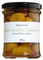 Olive ricetta calabrese, green olives pickled with spices, primopasto - 180 g - Glass