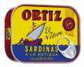 Sardine in ulei de masline, sardine in ulei de masline, conserve, Ortiz - 140 g - poate sa