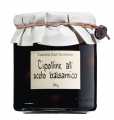 Cipolline all`Aceto Balsamico di Modena IGP, Zwiebeln in Balsamessig, Cascina San Giovanni - 290 g - Glas