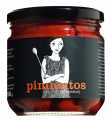 Pimientos del Piquillo DOP, red peppers, whole and grilled, DOP, La Cocina de Lola - 290 g - Glass