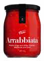 ARRABBIATA - Pittige Sugo met Chili, Tomatensaus met Chili, Viani - 560 ml - Glas